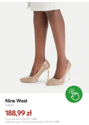 Szpilki Nine West promocja w eobuwie.pl