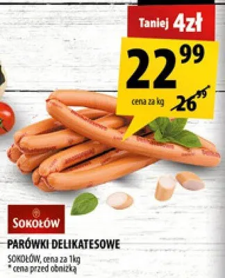 Parówki delikatesowe promocja w Arhelan