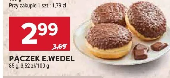 Pączek E.Wedel promocja w Stokrotka