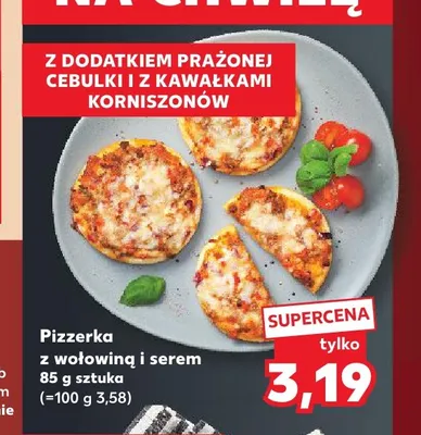 Pizzerka z wołowiną i serem promocja w Kaufland