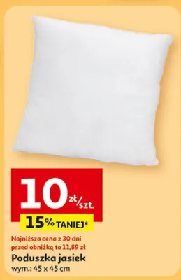 Poduszka jasiek promocja w Auchan