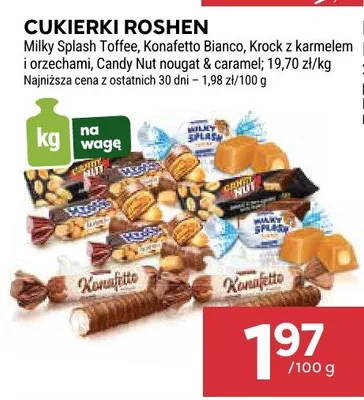 Cukierki Milky Splash Toffee promocja w Stokrotka