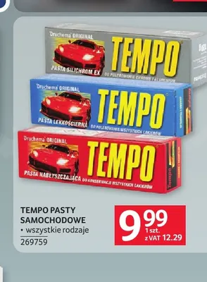 Pasty samochodowe Tempo promocja w Selgros