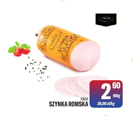 Szynka romska Haga promocja w Tomi Markt