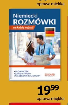 Książka Niemiecki Rozmówki na każdy wyjazd Edgard promocja w Empik
