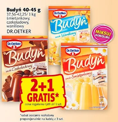 Budyń śmietankowy, czekoladowy, waniliowy promocja w Prim Market