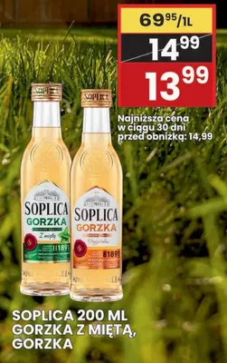 Gorzka z miętą Soplica promocja w Wafelek