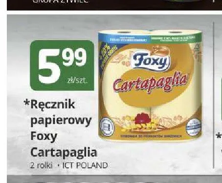 Ręcznik papierowy Foxy Cartapaglia promocja w Marketvita