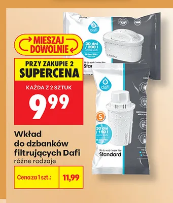 Wkład do dzbanków filtrujących Dafi promocja w Biedronka