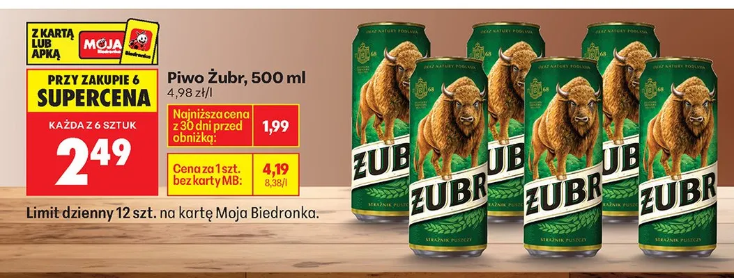 Piwo promocja w Biedronka