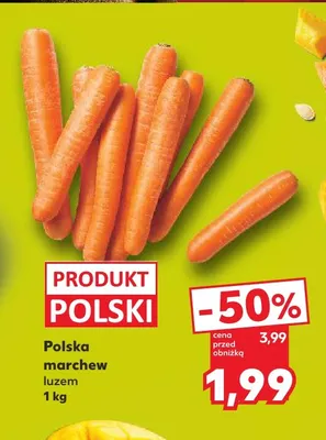 Marchew polska promocja w Kaufland