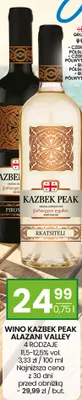 Wino Kazbek Peak Alazani Valley 4 rodzaje promocja w Twój Market