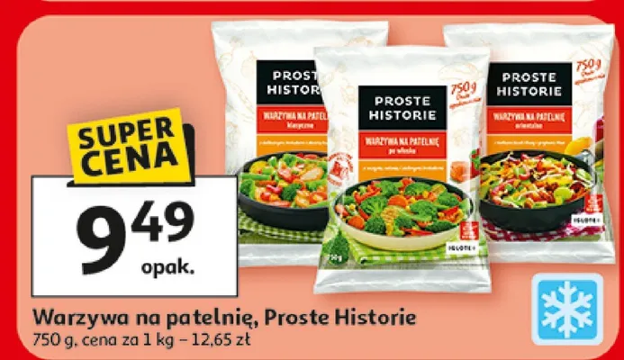 Warzywa na patelnię Proste Historie promocja w Auchan