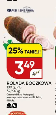 Rolada boczkowa PiB Spiżarnia promocja w Chata Polska