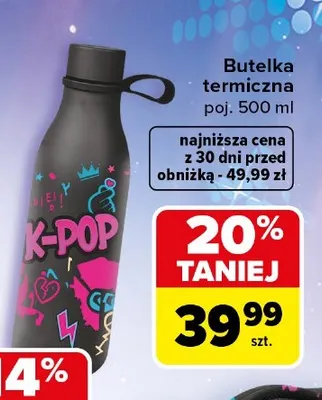 Butelka termiczna CoolPack 500 ml promocja w Carrefour