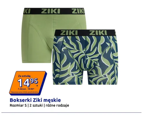 Bokserki Ziki męskie 2-pak promocja w Action
