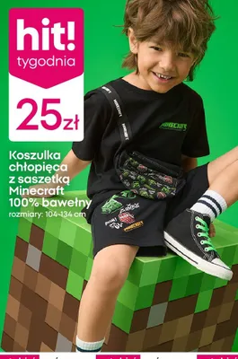 Koszulka chłopięca z saszetką promocja w Pepco