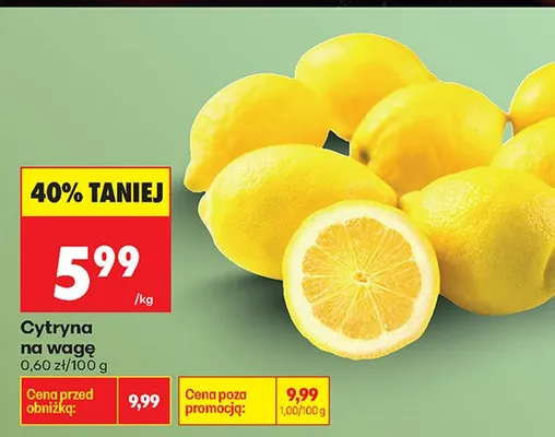 Cytryna promocja w Biedronka