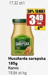 Musztarda sarepska Kamis 185 g promocja w API Market