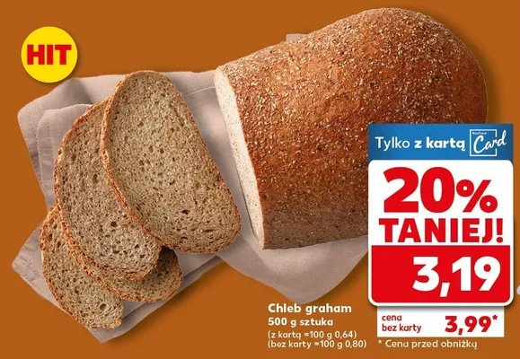 Chleb graham promocja w Kaufland
