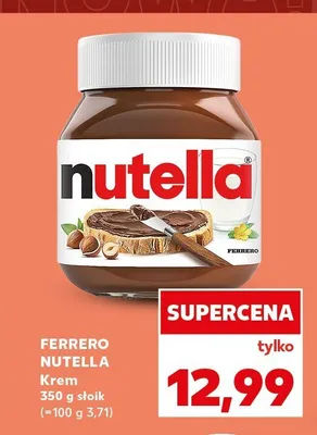 Krem do smarowania Ferrero Nutella promocja w Kaufland