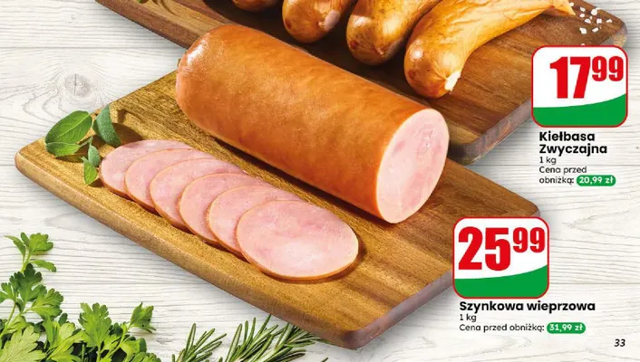 Szynkowa wieprzowa Agro Rydzyna promocja w Dino
