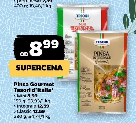 Pinsa Gourmet Mini Tesori d'Italia promocja w Netto