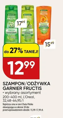 Odżywka Garnier Fructis promocja w Chata Polska