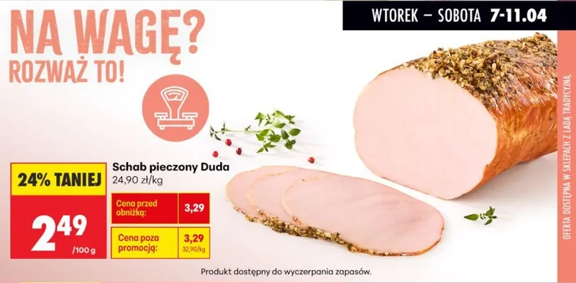 Schab pieczony promocja w Biedronka