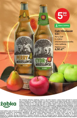 Cydr Perry pół słodki promocja w Żabka