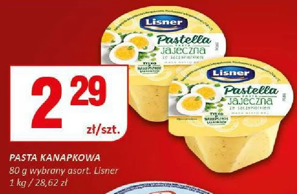 Pasta kanapkowa promocja w Chorten
