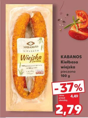 Kielbasa wiejska pieczona promocja w Kaufland
