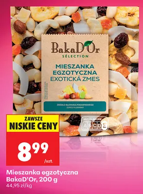 Mieszanka egzotyczna BakaD'Or promocja w Biedronka