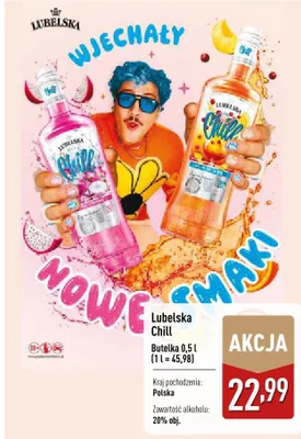 Wódka Lubelska Chill promocja w Aldi