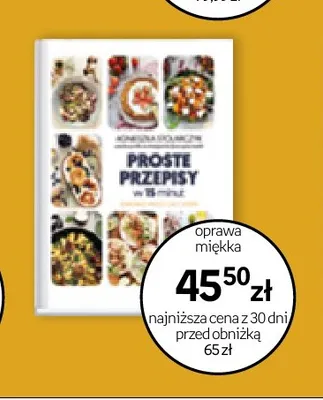 Książka Proste przepisy w 15 minut promocja w Empik