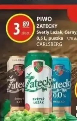 Piwo Żatecky Svetly Lezak, Cerny, 0% promocja w Zielony Koszyk
