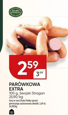 Parówkowa extra promocja w Chata Polska