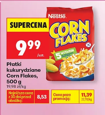 Płatki kukurydziane Corn Flakes promocja w Biedronka