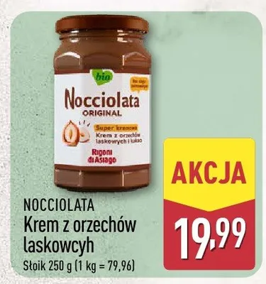 Krem z orzechów laskowych promocja w Aldi