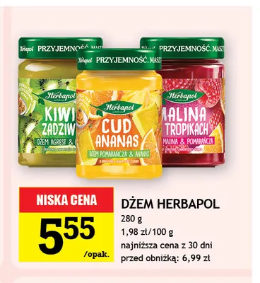 Dżem Cud Ananas Herbapol promocja w Gram Market