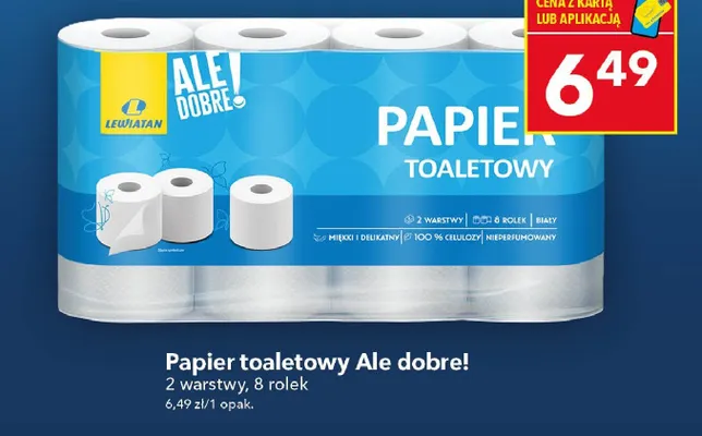 Papier toaletowy promocja w LEWIATAN