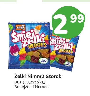 Żelki Nimm2 Śmiejżelki Heroes promocja w Limonka