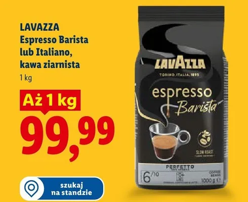 Kawa ziarnista LAVAZZA Italiano promocja w Lidl