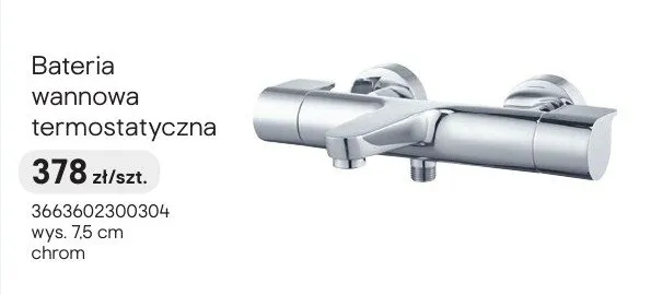 Bateria wannowa termostatyczna GoodHome chrom promocja w Castorama