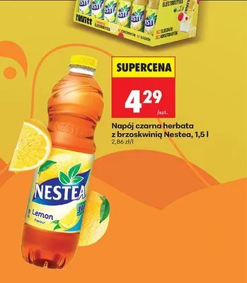 Napój niegazowany herbata z brzoskwinią Nestea promocja w Biedronka