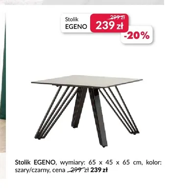 Stolik Egeno promocja w Salony Agata