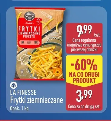 Frytki ziemniaczane La Finesse promocja w Aldi