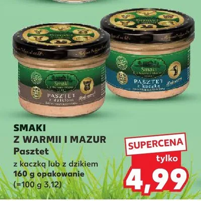 Pasztet z dzikiem Smaki z Warmii i Mazur promocja w Kaufland