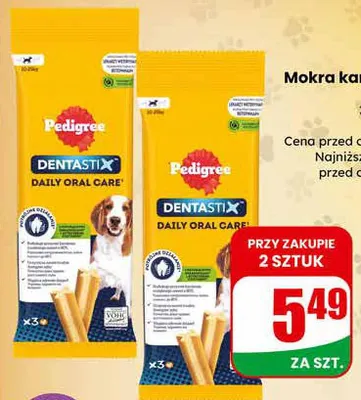 Przekąska dla psa Dentastix promocja w Dino