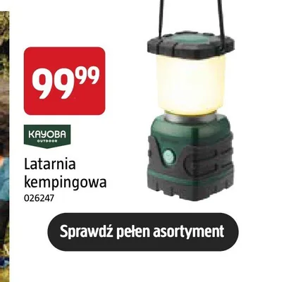 Latarnia kempingowa Kayoba promocja w Jula